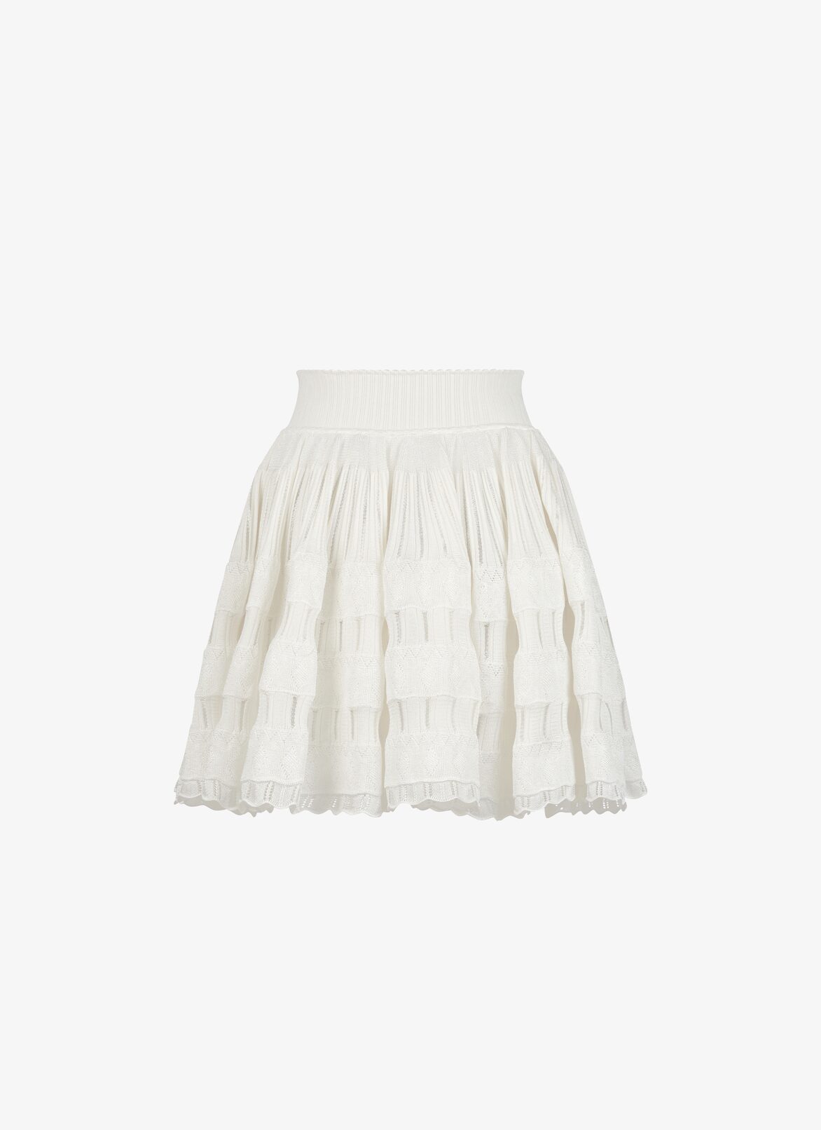 Shiny crinoline skirt ALAÏA IVORY SHINY CRINOLINE SKIRT